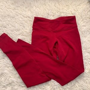 Lulu lemon red leggings